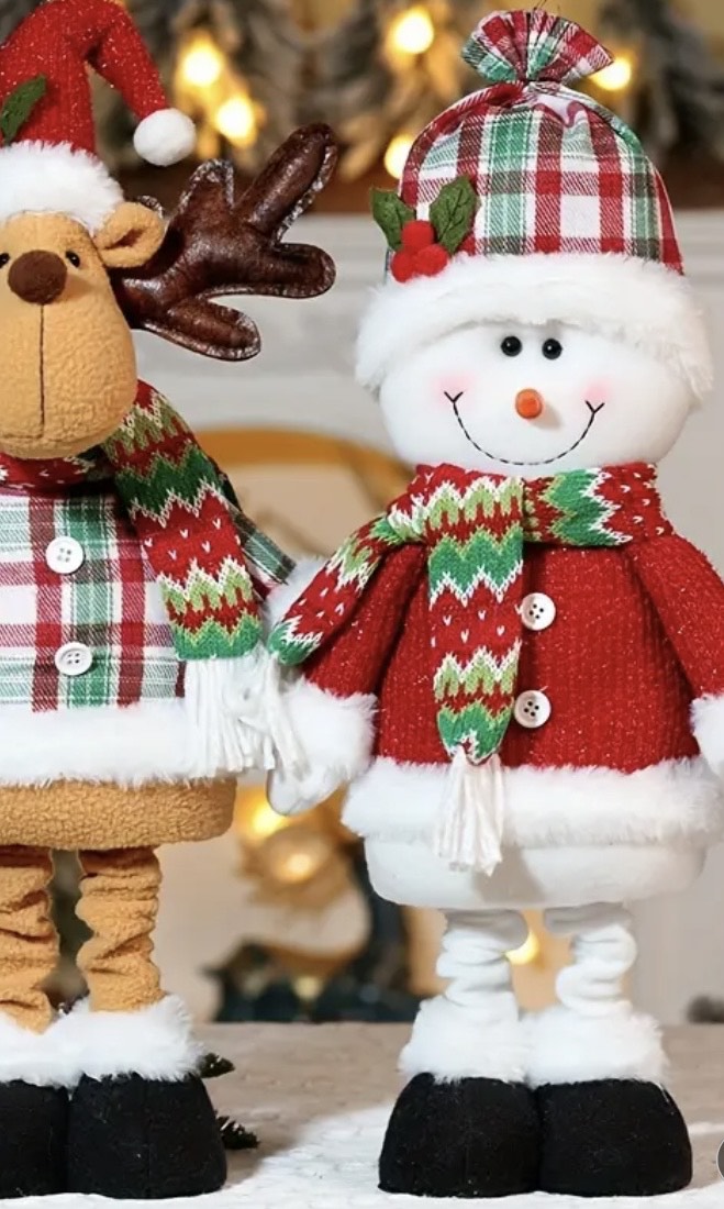 Expandable Plush Holiday Figurine