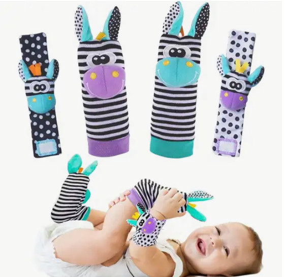 Infant Ankle Rattle Toy Set