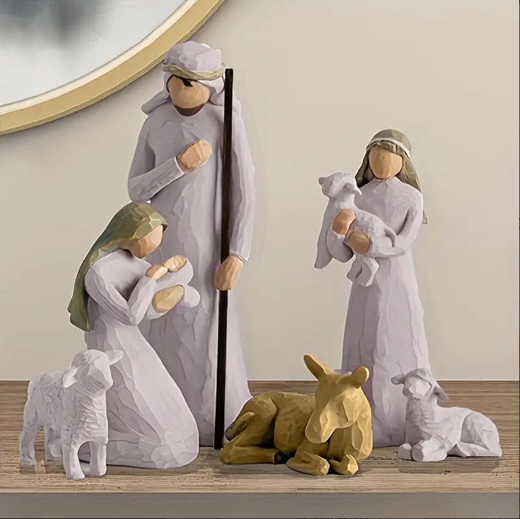 Willowtree-like Nativity Set