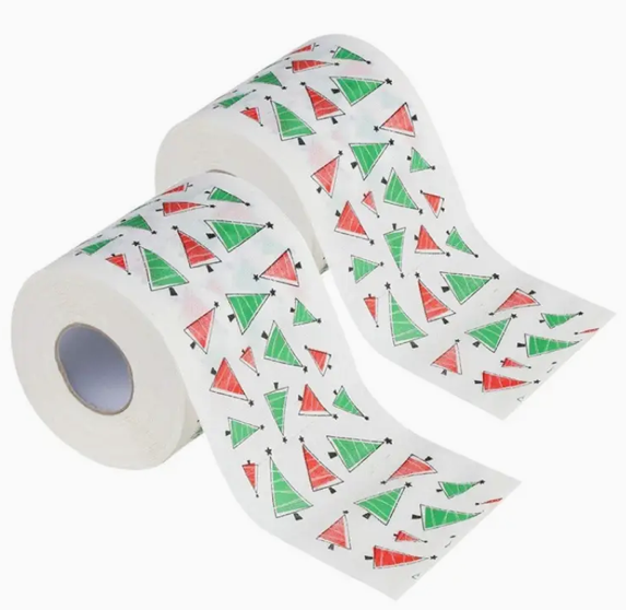 Christmas Print Toilet Paper