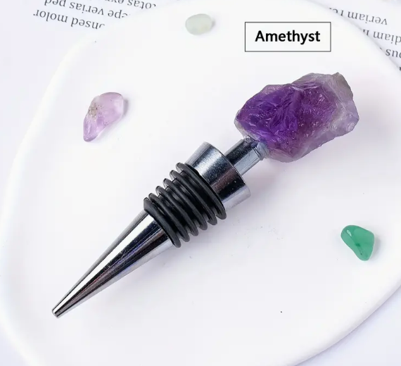 Gemstone Wine Stopper