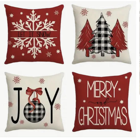 Christmas Plush Pillows & Covers