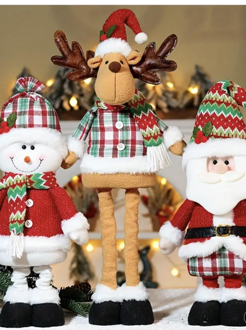 Expandable Plush Holiday Figurine