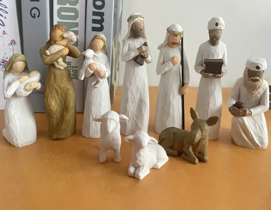 Willowtree-like Nativity Set