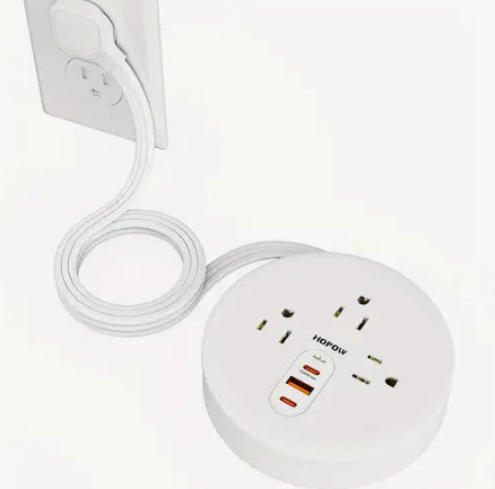 Retractable Travel Power Strip